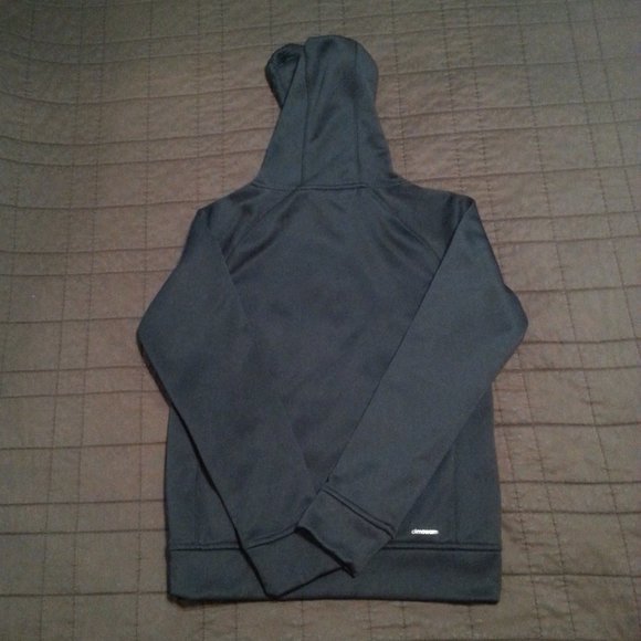 Adidas  Hoodie Sweater Sweatshirt Black(embroidered) Climawarm - Picture 2 of 9